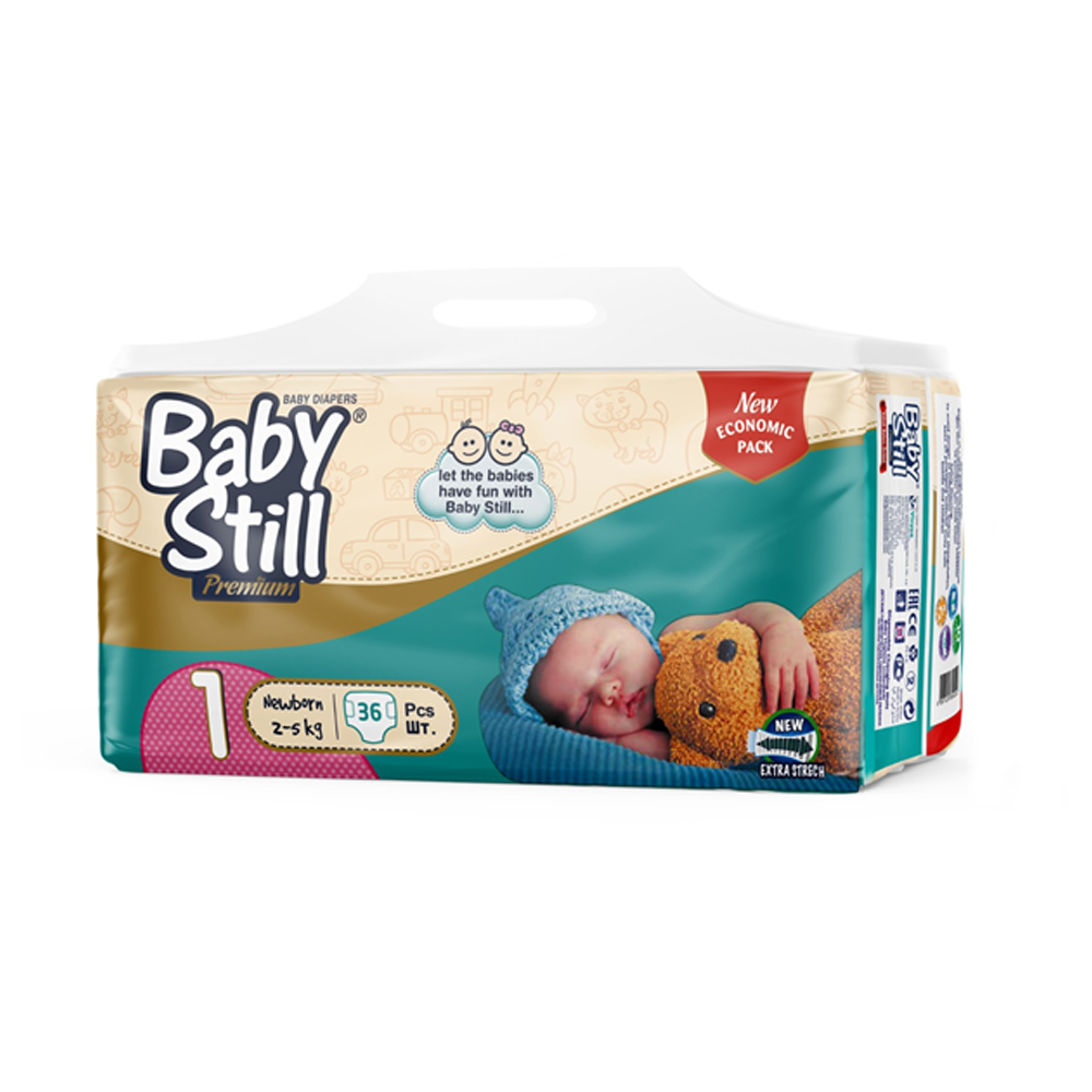 Baby Still 36 Adet Yeni Doğan Bebek Bezi 1