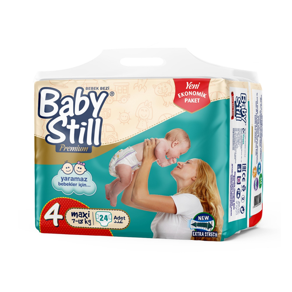 Baby Still 24 Adet Maxi Bebek Bezi 4